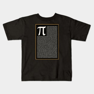 Pie Mathematics Science Kids T-Shirt